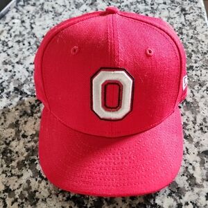 New Era Scarlet Cap with White Emblem